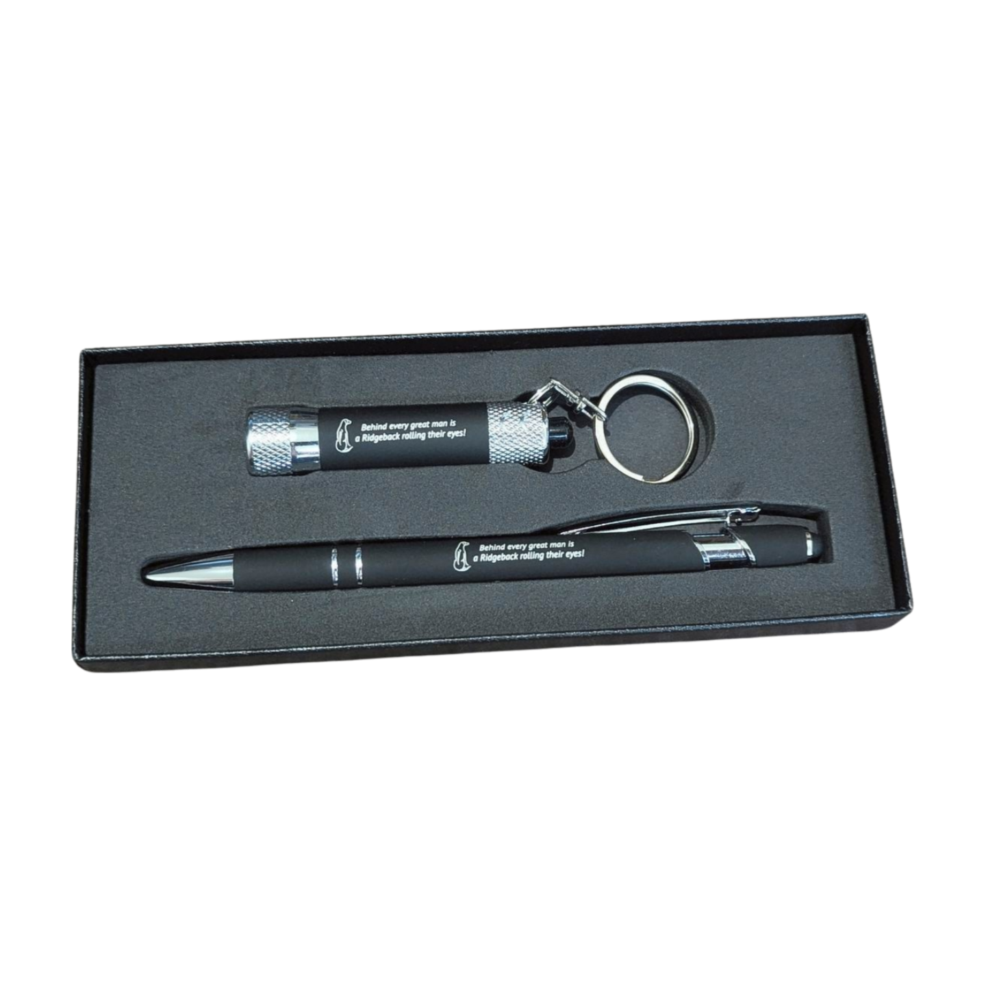 Pen Gift Set – Behind every great man is the heart of a Ridgeback
