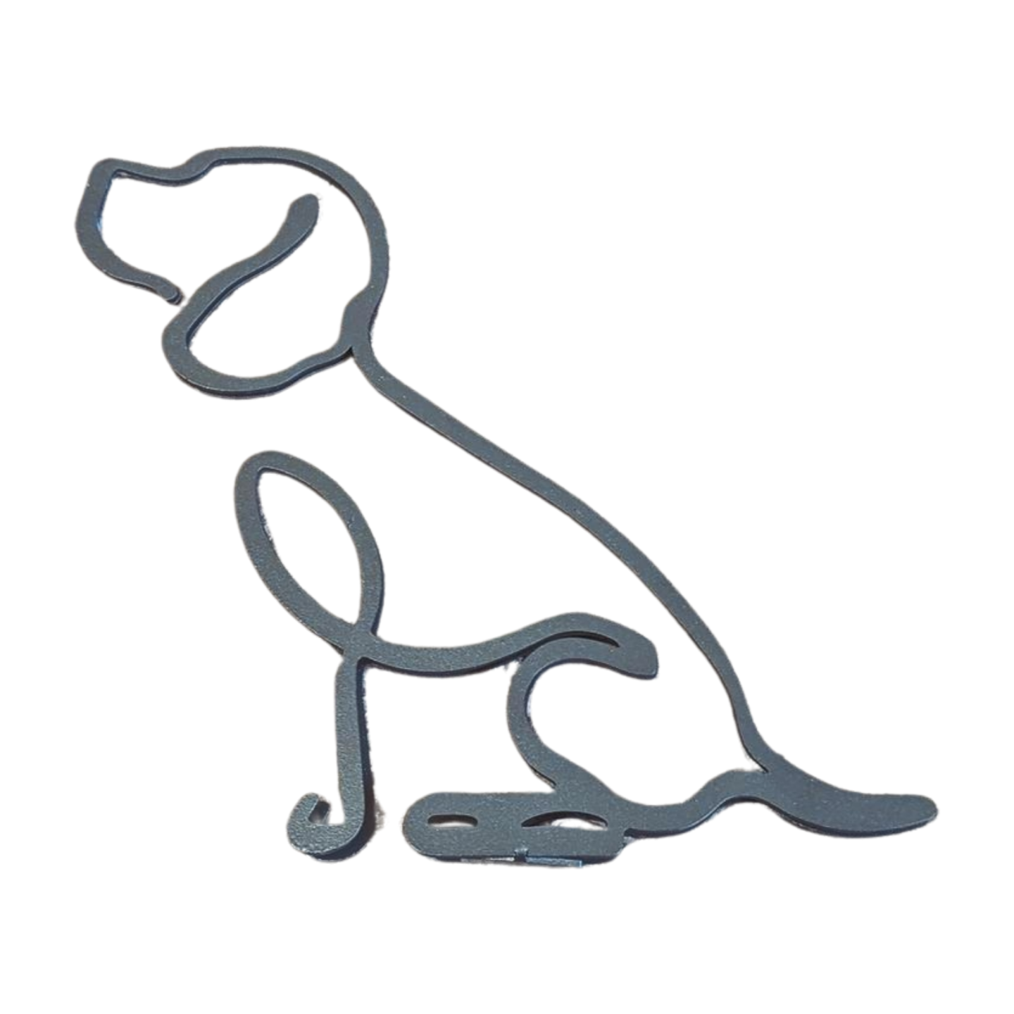 Black Metal Dog Silhouette